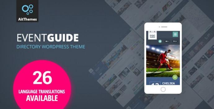 دانلود رایگان قالب وردپرس رویداد Event Guide v2.30