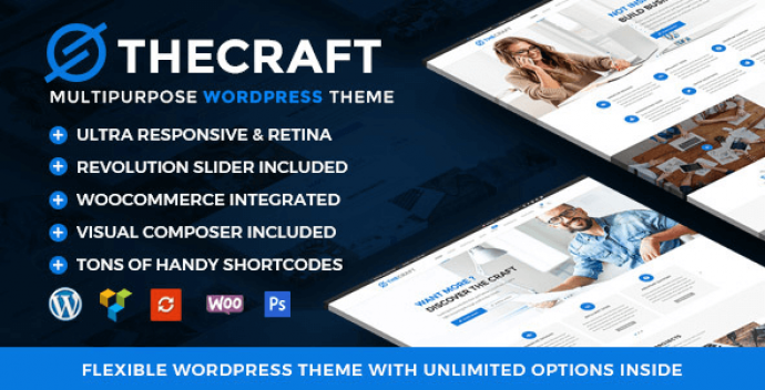 قالب وردپرس شرکتی TheCraft