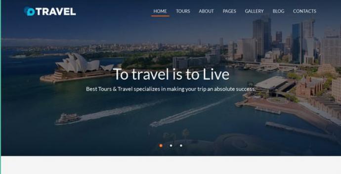 قالب html رایگان چند منظوره و گردشگری TRAVEL