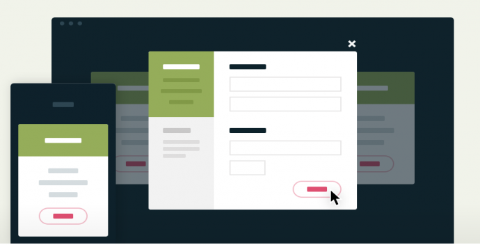 باکس ثبت نام حرفه ای با انیمیشن زیبا css,jquery