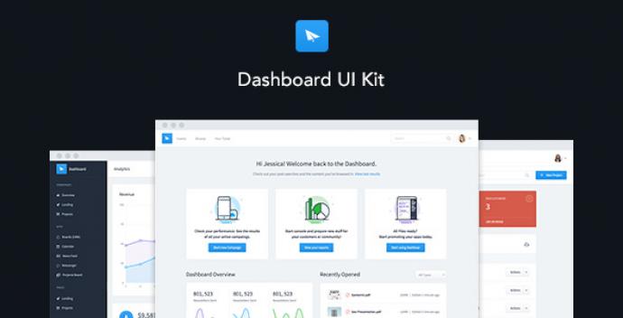 دانلود قالب Html مدیریت Dashboard UI Kit V2.1 رایگان