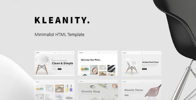 دانلود رایگان قالب Kleanity - قالب نمونه کار HTML