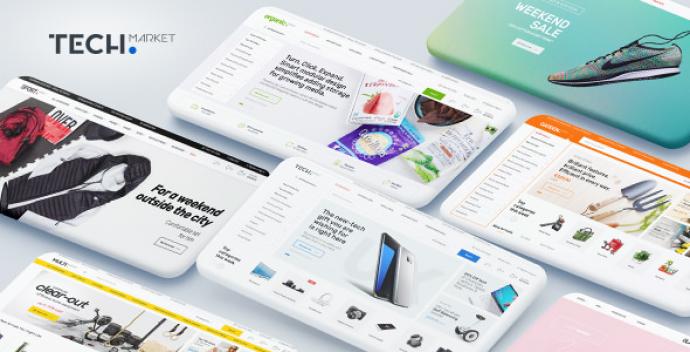 دانلود رایگان قالب Techmarket برای HTML
