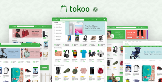 دانلود رایگان قالب وردپرس فروشگاهی ووکامرس TOKOO V1.0.1