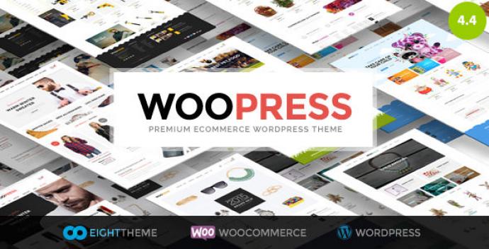 دانلود رایگان قالب وردپرس تجارت الکترونیک WOOPRESS