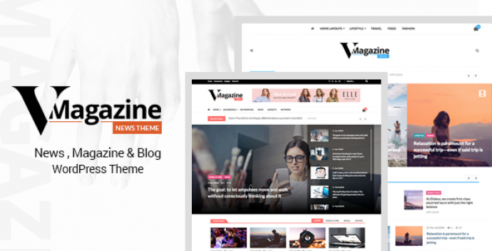 دانلود رایگان قالب وردپرس خبری و مجله ای VMAGAZINE 