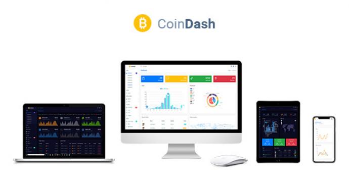 دانلود رایگان قالب مدیریت صرافی Coindash برای HTML