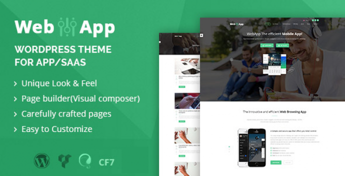 دانلود قالب وردپرس رایگان WEBAPP V1.2