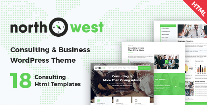 دانلود قالب html شرکتی northwest