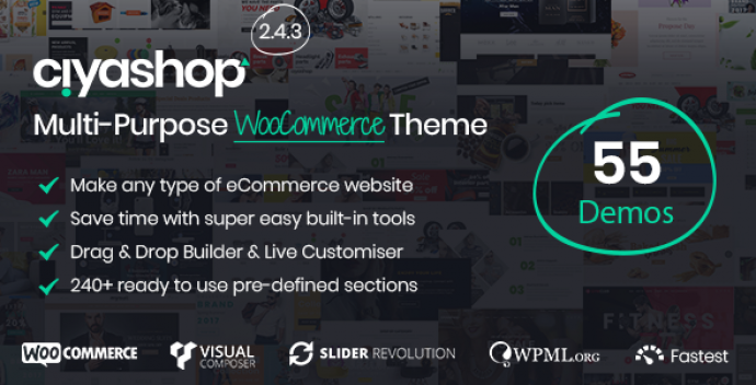 دانلود رایگان قالب فروشگاهی CiyaShop v2.4.1