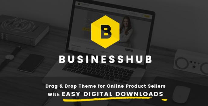 دانلود رایگان قالب Business Hub قالب کسب و کار آنلاین