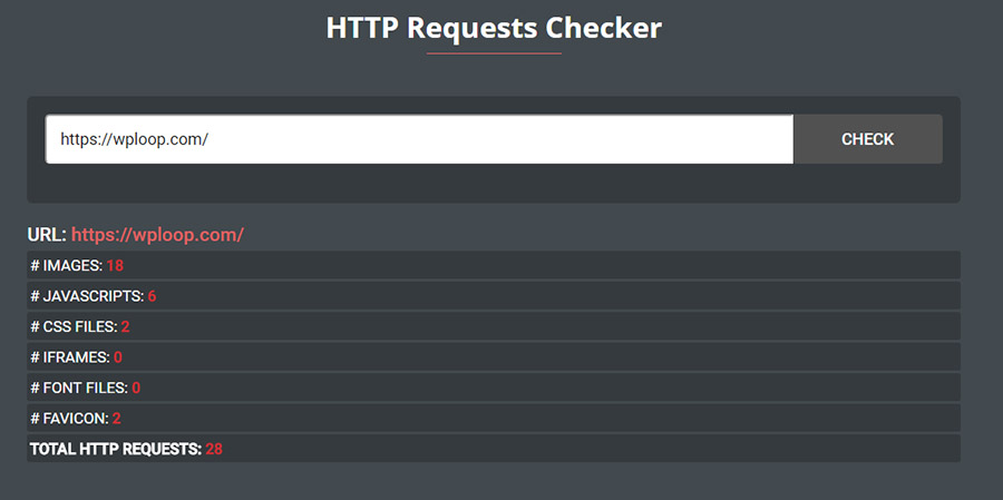 درخواست HTTP Checker