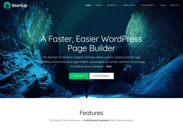 Startup WordPress Theme Screenshot