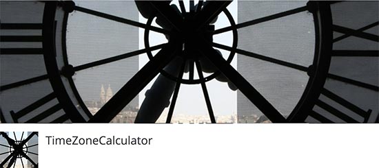 ماشین حساب TimeZone
