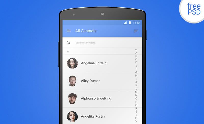 طراحی قالب Android Material توسط Donart Bytes Selimi