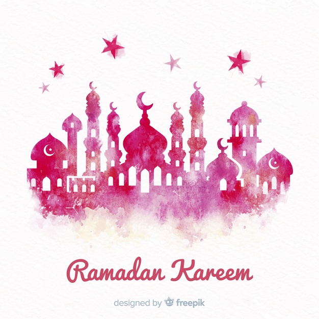 دانلود رایگان پس زمینه آبرنگ رمضان