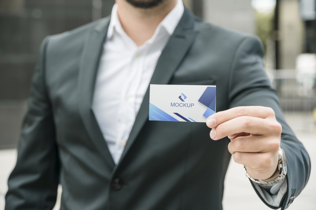 موکاپ لایه باز کارت ویزیت شرکتی 