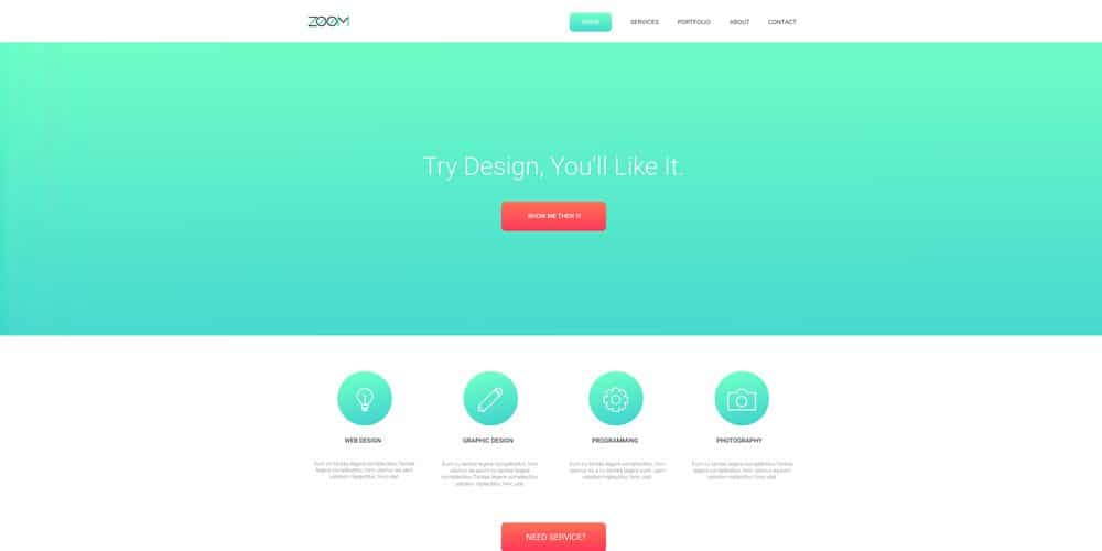 One Page site. PSD шаблон чата ВК. Professional website Template Design PSD from CSS author Leo. Start Page Template.