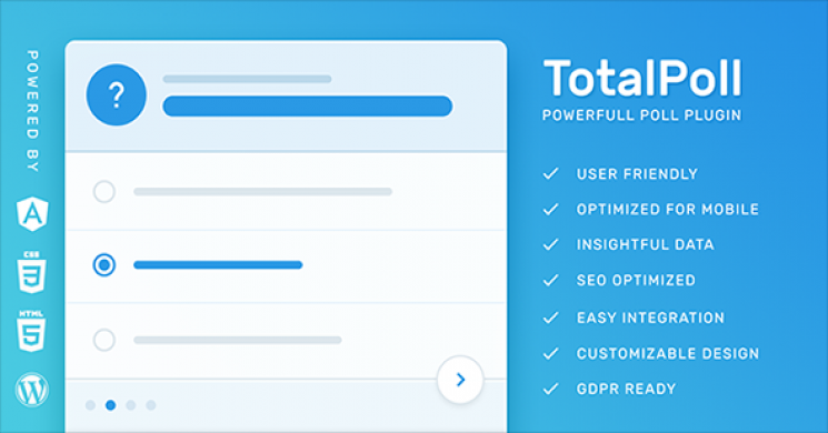 افزونه وردپرس نظرسنجی TotalPoll Pro v4.0.3