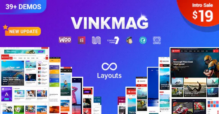 دانلود قالب خبری و مجله وردپرس Vinkmag 