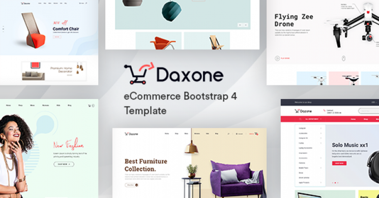 دانلود رایگان قالب HTML فروشگاهی Daxone