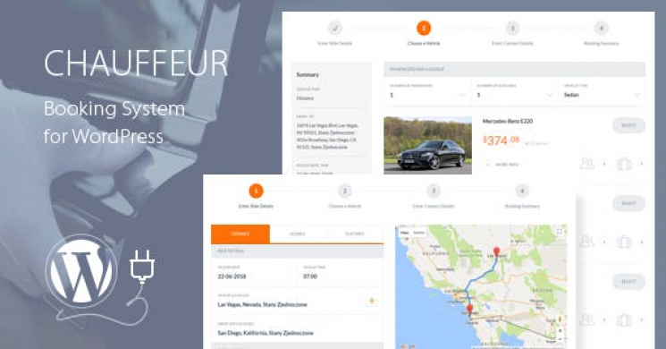 دانلود رایگان افزونه وردپرس سیستم رزرو Chauffeur