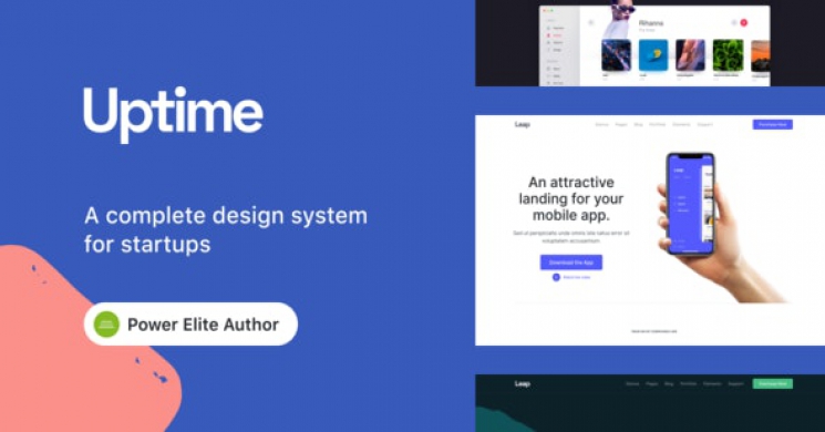 دانلود رایگان قالب وردپرس کسب و کار المنتور Uptime