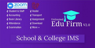 اسکریپت php لاراول مدیریت اطلاعات دانشگاه و مدرسه