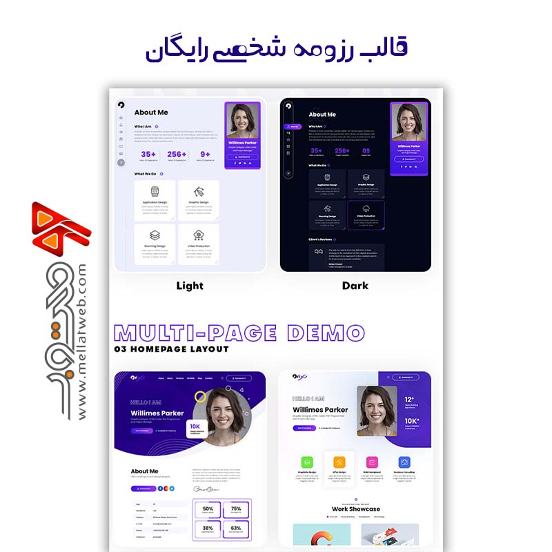 قالب HTML رایگان Orix - قالب رزومه و نمونه کار