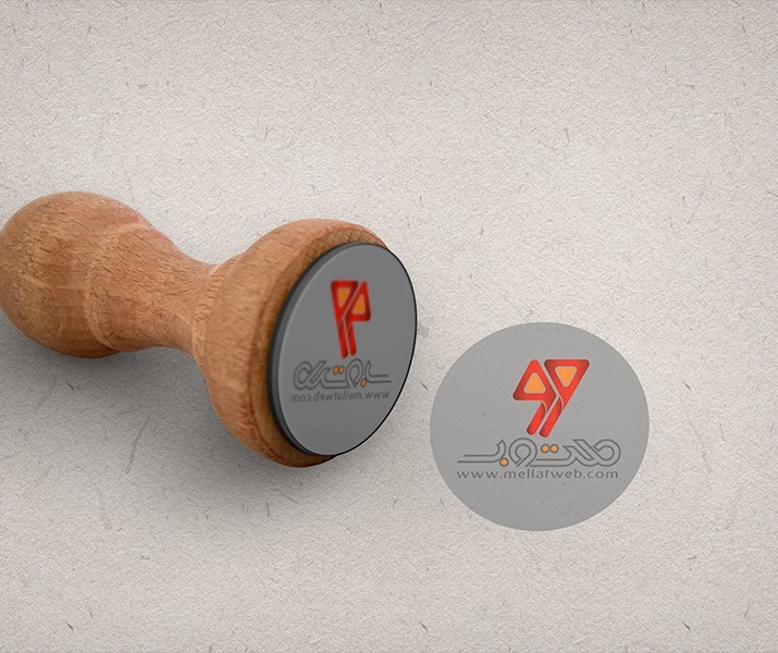 موکاپ مهر لایه باز psd