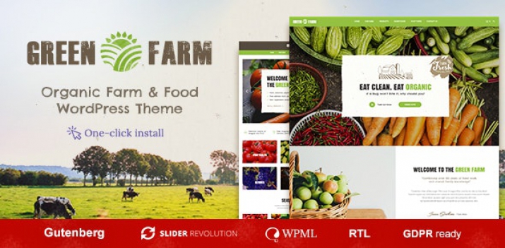 دانلود رایگان قالب Green Farm قالب وردپرس فروشگاهی مواد غذایی راستچین دانلود رایگان قالب Green Farm قالب وردپرس فروشگاهی مواد غذایی راستچین