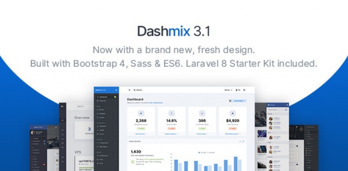 دانلود رایگان قالب Dashmix قالب HTML ، لاراول 8 و Starter Kit راستچین دانلود رایگان قالب Dashmix قالب HTML ، لاراول 8 و Starter Kit راستچین