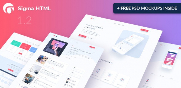 دانلود رایگان قالب HTML صفحه فرود اپلیکیشن Sigma دانلود رایگان قالب HTML صفحه فرود اپلیکیشن Sigma