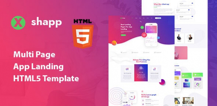 دانلود رایگان قالب HTML معرفی اپلیکیشن | قالب Xshapp دانلود رایگان قالب HTML معرفی اپلیکیشن | قالب Xshapp