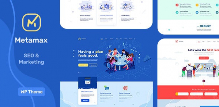 دانلود رایگان قالب وردپرس سئو و بازاریابی - قالب MetaMax 