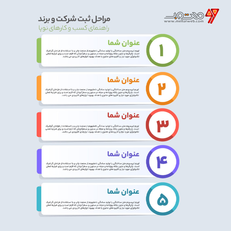  اینفوگراف لایه باز مخصوص فتوشاپ