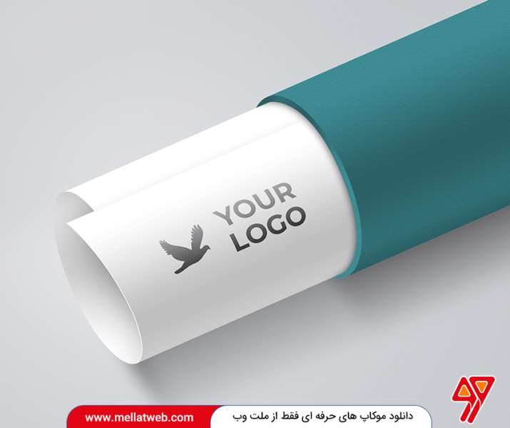 طرح لایه باز موکاپ لوگو با فرمت psd با کاملا حرفه ای