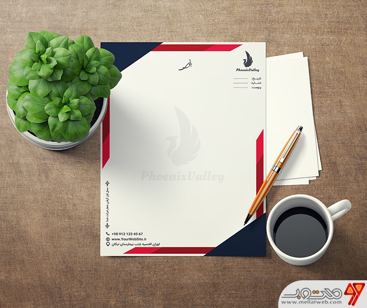 طرح لایه باز سربرگ جدید شماره 11